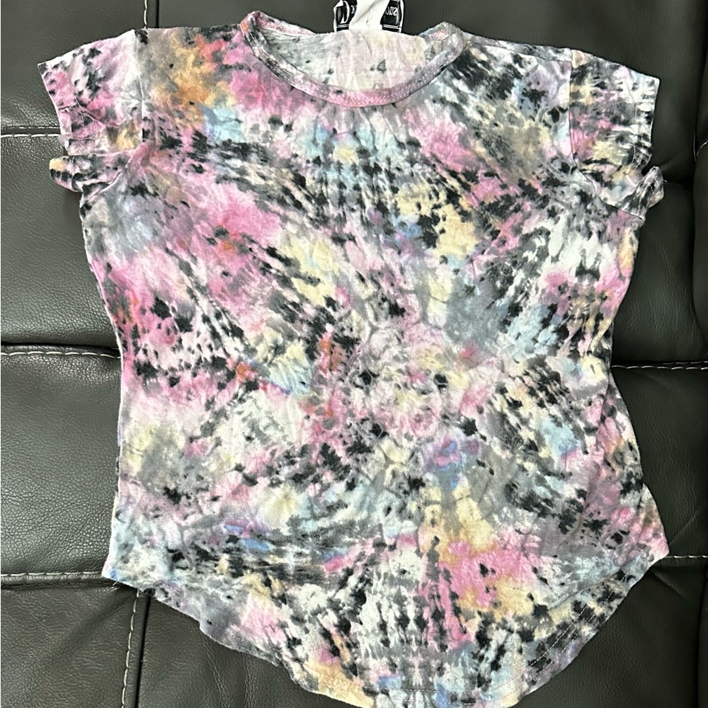 Colorful Tie-Dye Kids Short Sleeve Tee